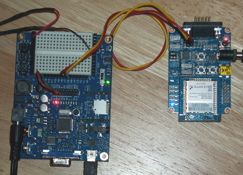 Propeller Board of Education (BoE) and WIZnet Wiz-Fi210 EVB Propeller Board of Education